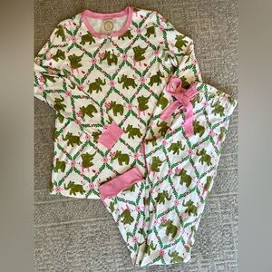 EUC TBBC women’s elephant wine downs xs